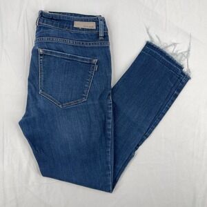 Garage Distressed Faded Skinny Jeans Raw Hem Casual Slim 5 Small Casual Everyday